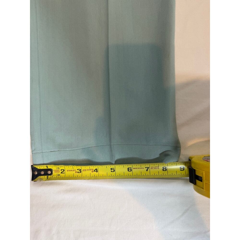 Tommy Bahama 100% Silk Womens Ocean Blue Fully Lined Wide Leg Pants Size 14 - Picture 11 of 11